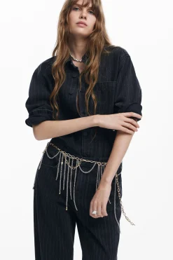 Jeans|Calças<Desigual Jeans retos pespontes