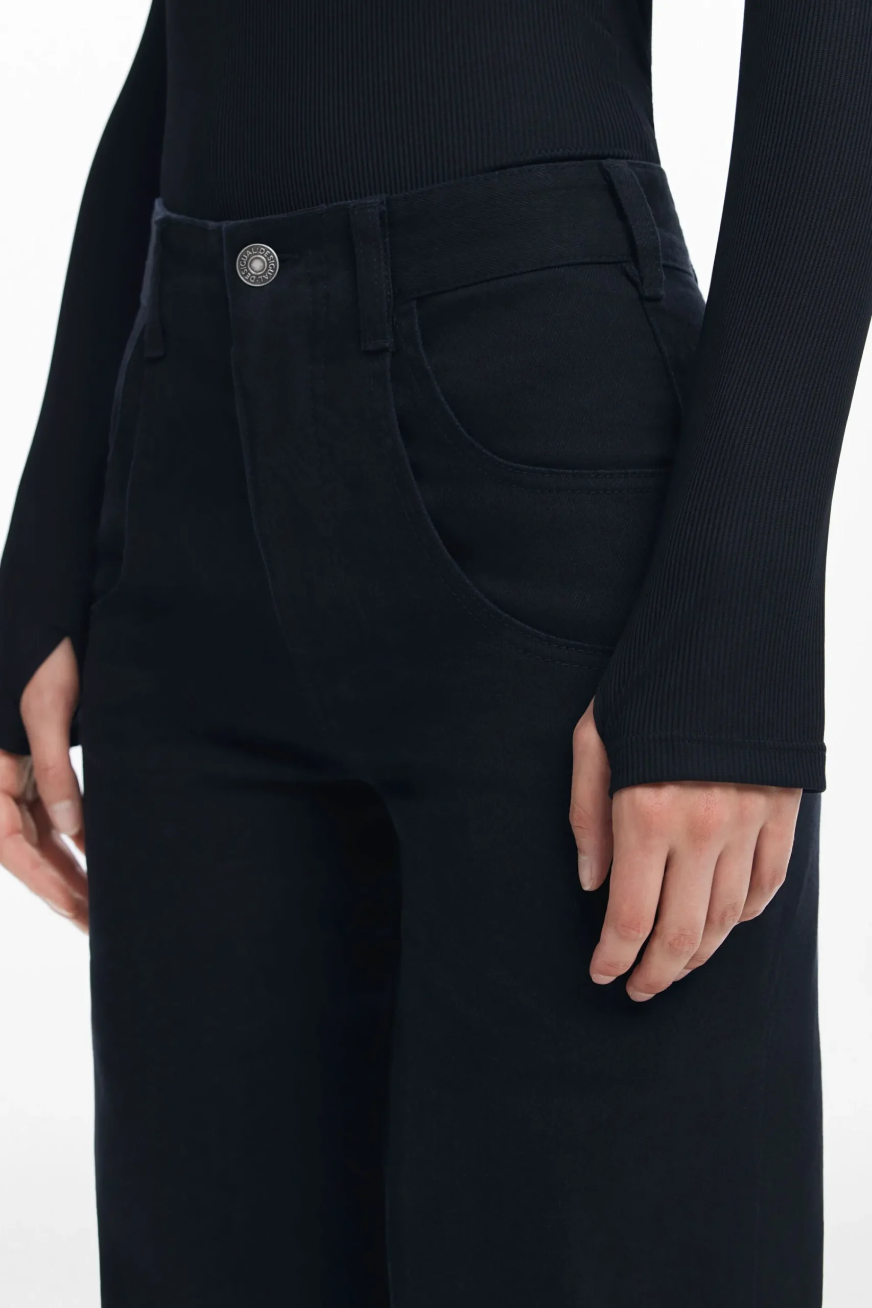 Jeans|Calças<Desigual Jeans Wide Leg Maitrepierre