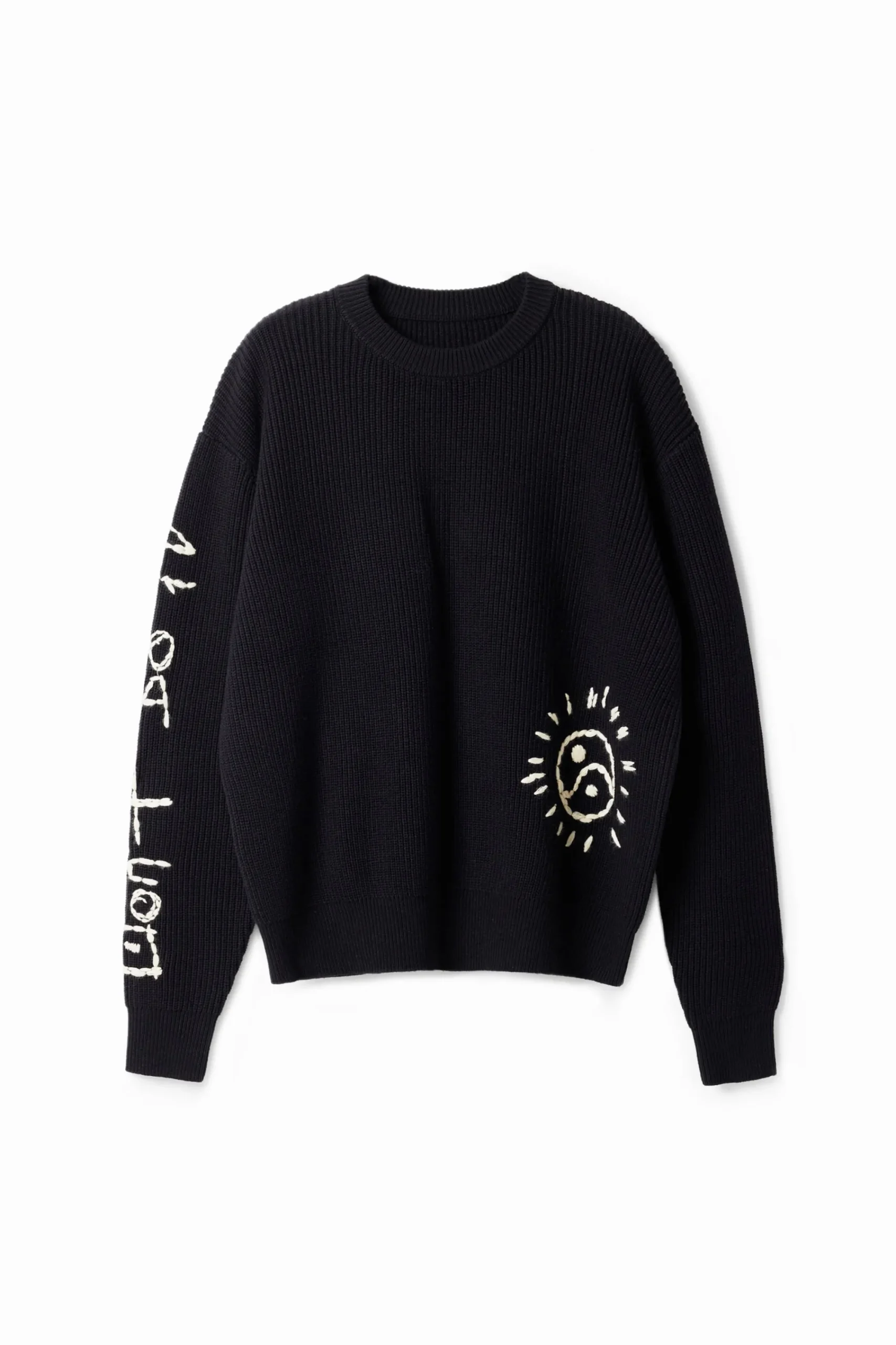 Malhas E Sweatshirts<Desigual Jersey bordado