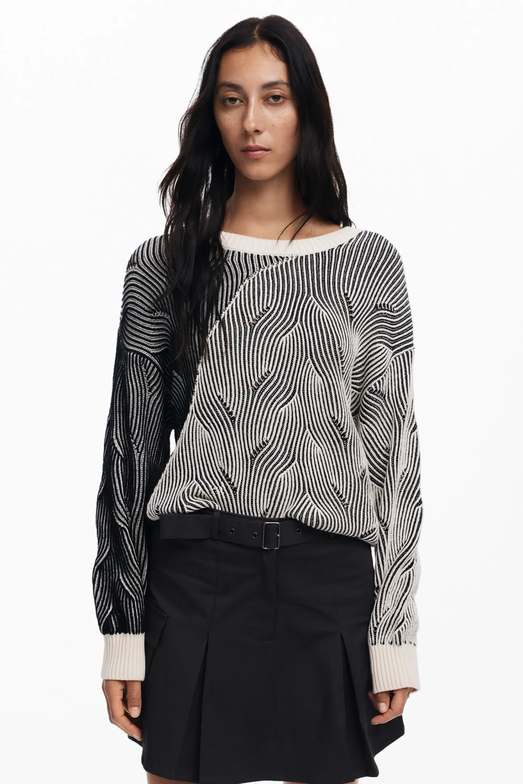 Roupa De Malha|Malha<Desigual Jersey canelado