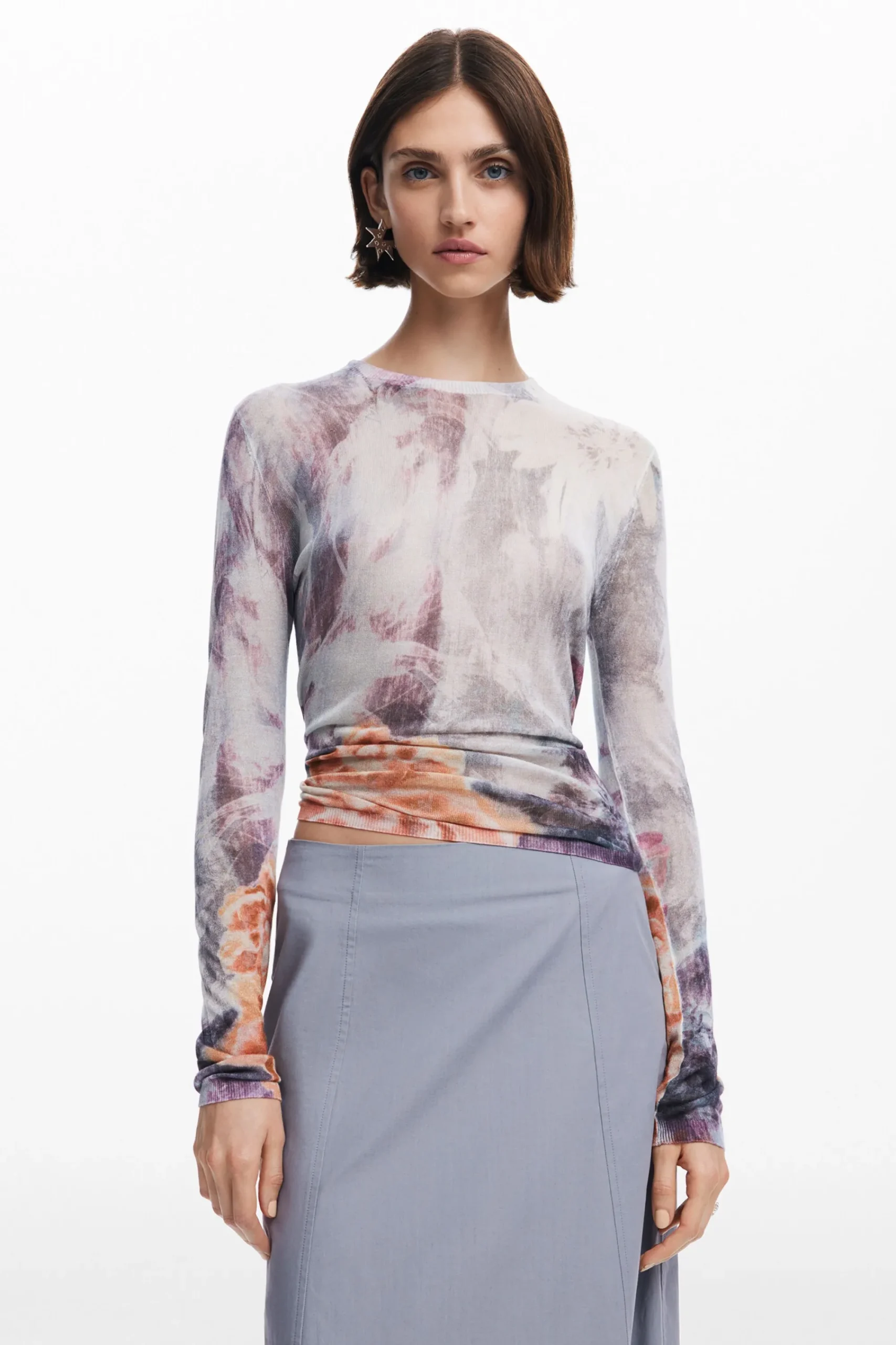 Roupa De Malha|Malha<Desigual Jersey de gola alta arty