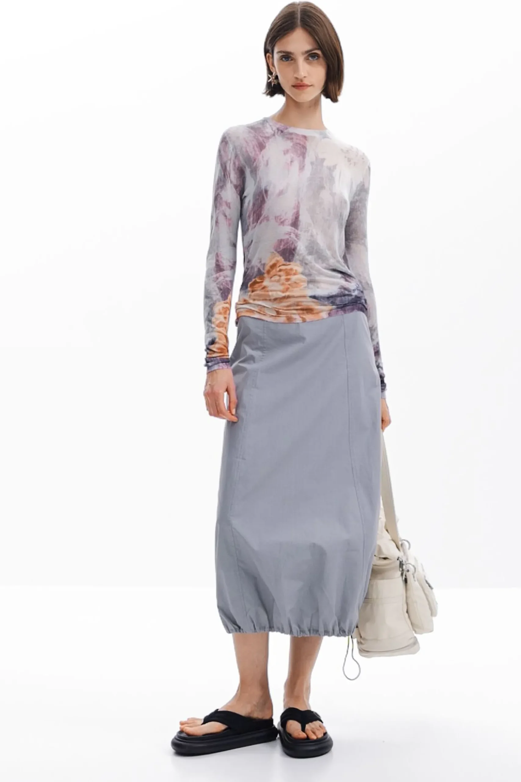 Roupa De Malha|Malha<Desigual Jersey de gola alta arty