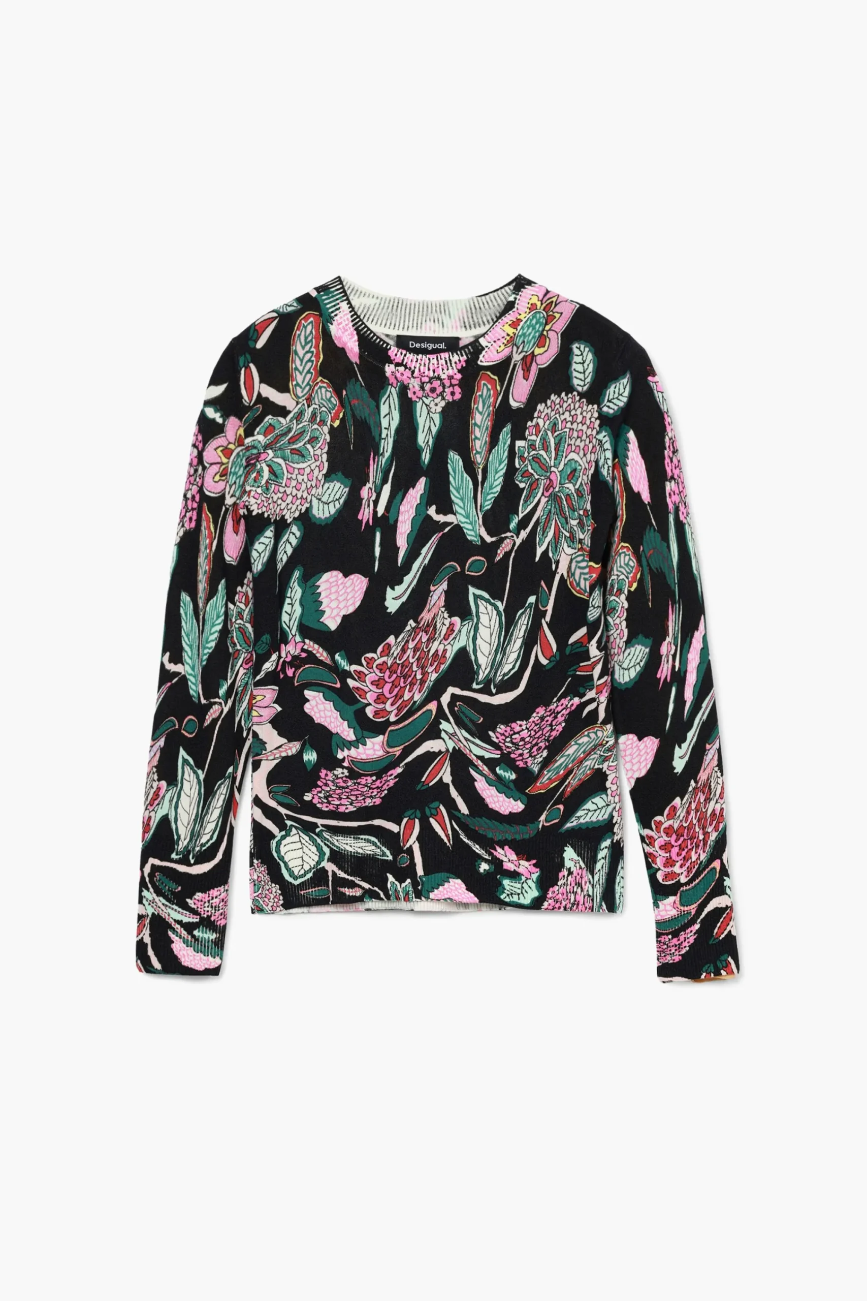 Roupa De Malha|Malha<Desigual Jersey de malha com desenhos botânicos