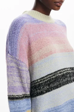 Roupa De Malha|Malha<Desigual Jersey de malha listrado