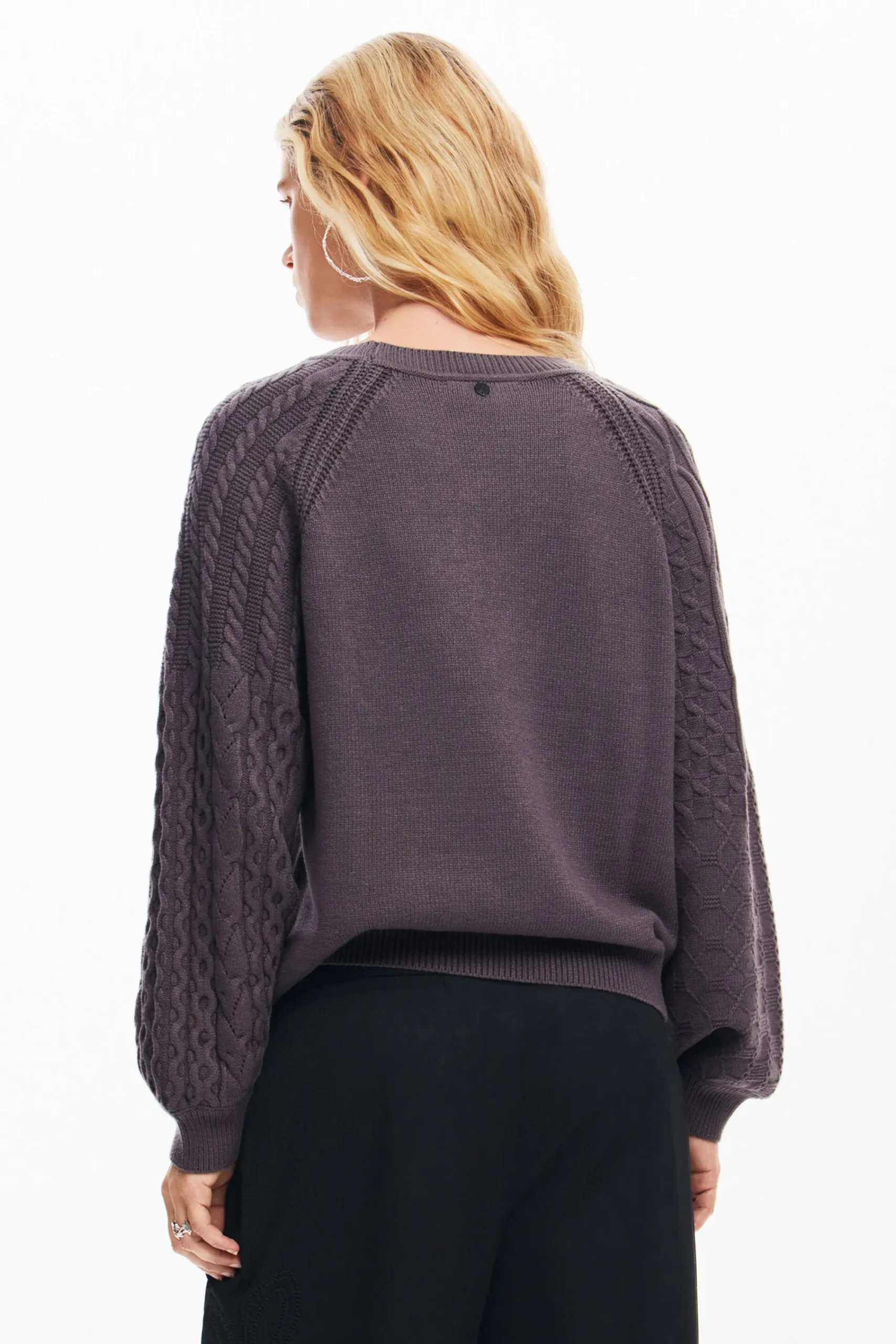 Roupa De Malha|Malha<Desigual Jersey de mangas texturizadas