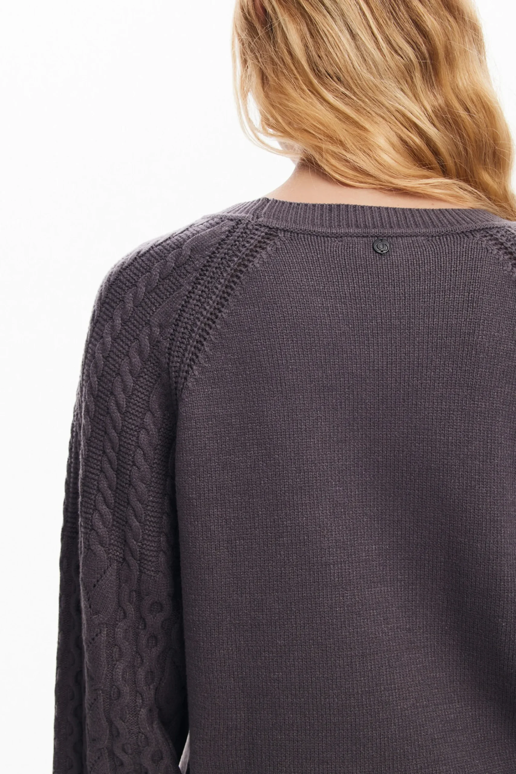 Roupa De Malha|Malha<Desigual Jersey de mangas texturizadas