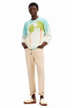 Malhas E Sweatshirts<Desigual Jersey de ponto aquarela