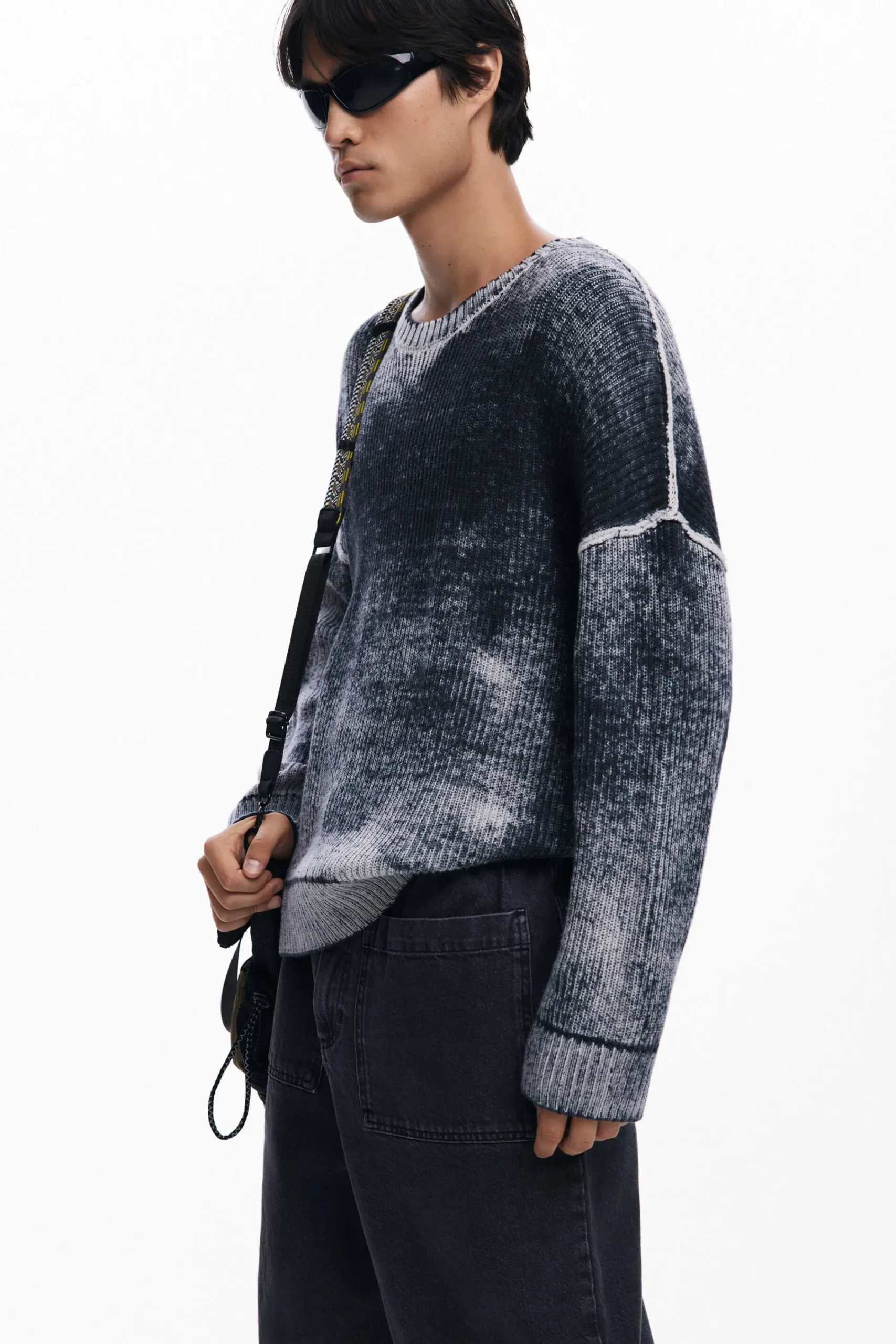 Malhas E Sweatshirts<Desigual Jersey de ponto desgastado