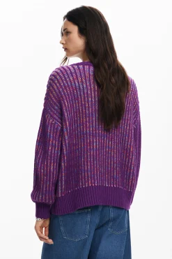 Roupa De Malha|Malha<Desigual Jersey de ponto listrado