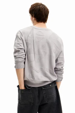 Malhas E Sweatshirts<Desigual Jersey de ponto texturizado