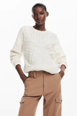 Roupa De Malha|Malha<Desigual Jersey detalhes espiga