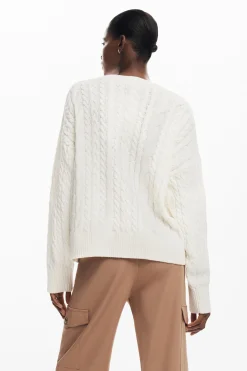 Roupa De Malha|Malha<Desigual Jersey detalhes espiga