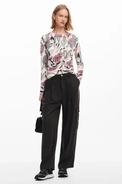 Roupa De Malha|Malha<Desigual Jersey detalhes flores