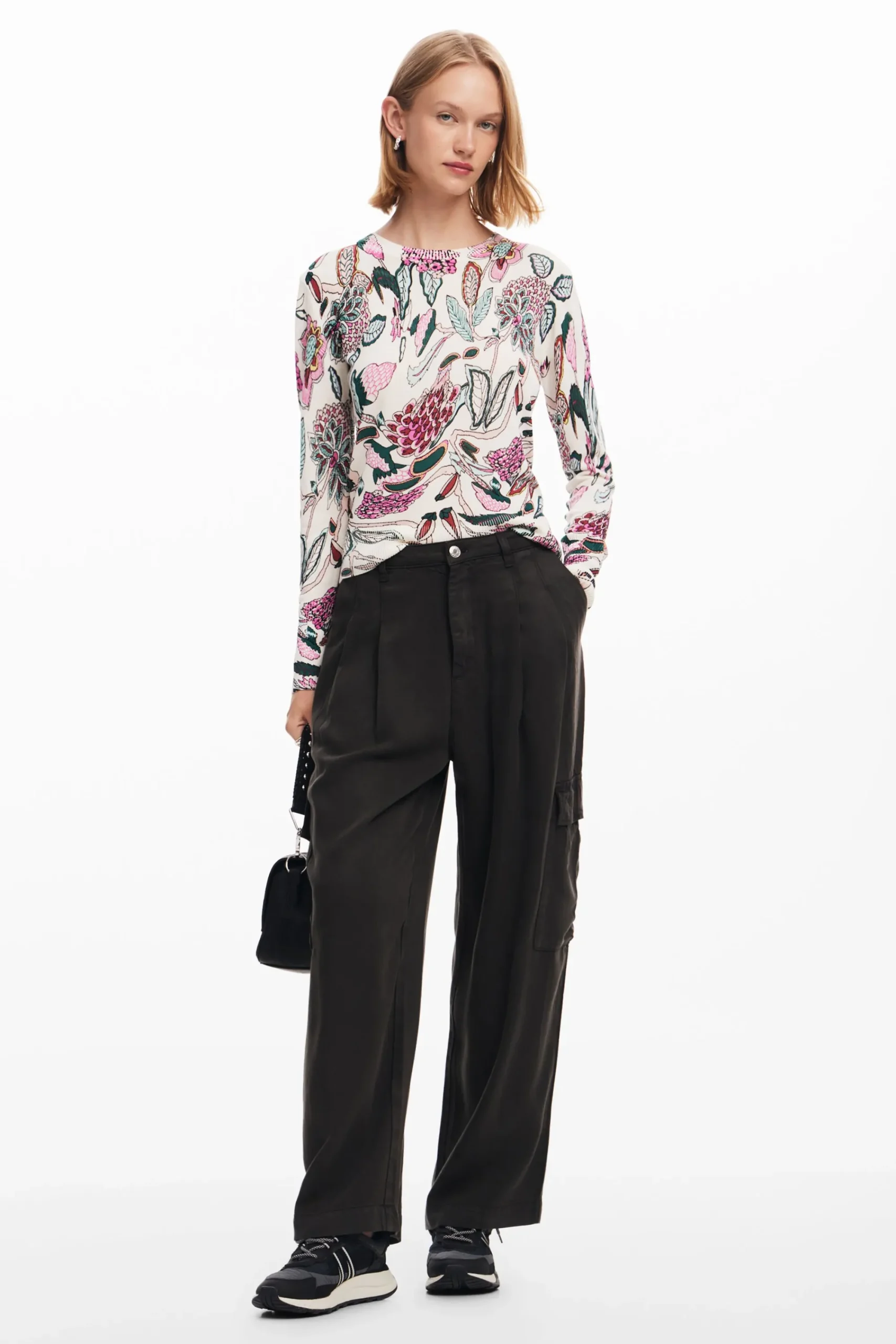 Roupa De Malha|Malha<Desigual Jersey detalhes flores