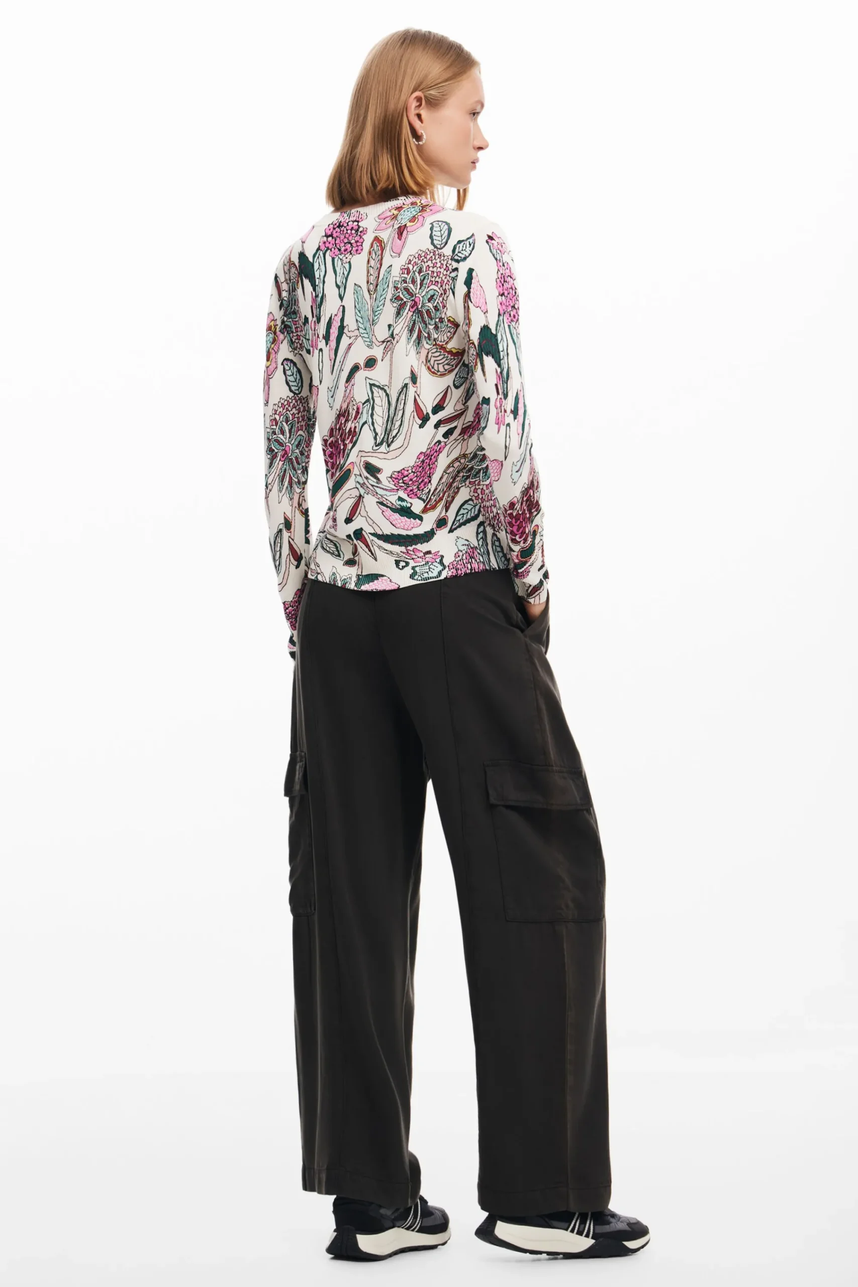 Roupa De Malha|Malha<Desigual Jersey detalhes flores