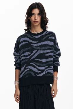 Roupa De Malha|Malha<Desigual Jersey estampa animal