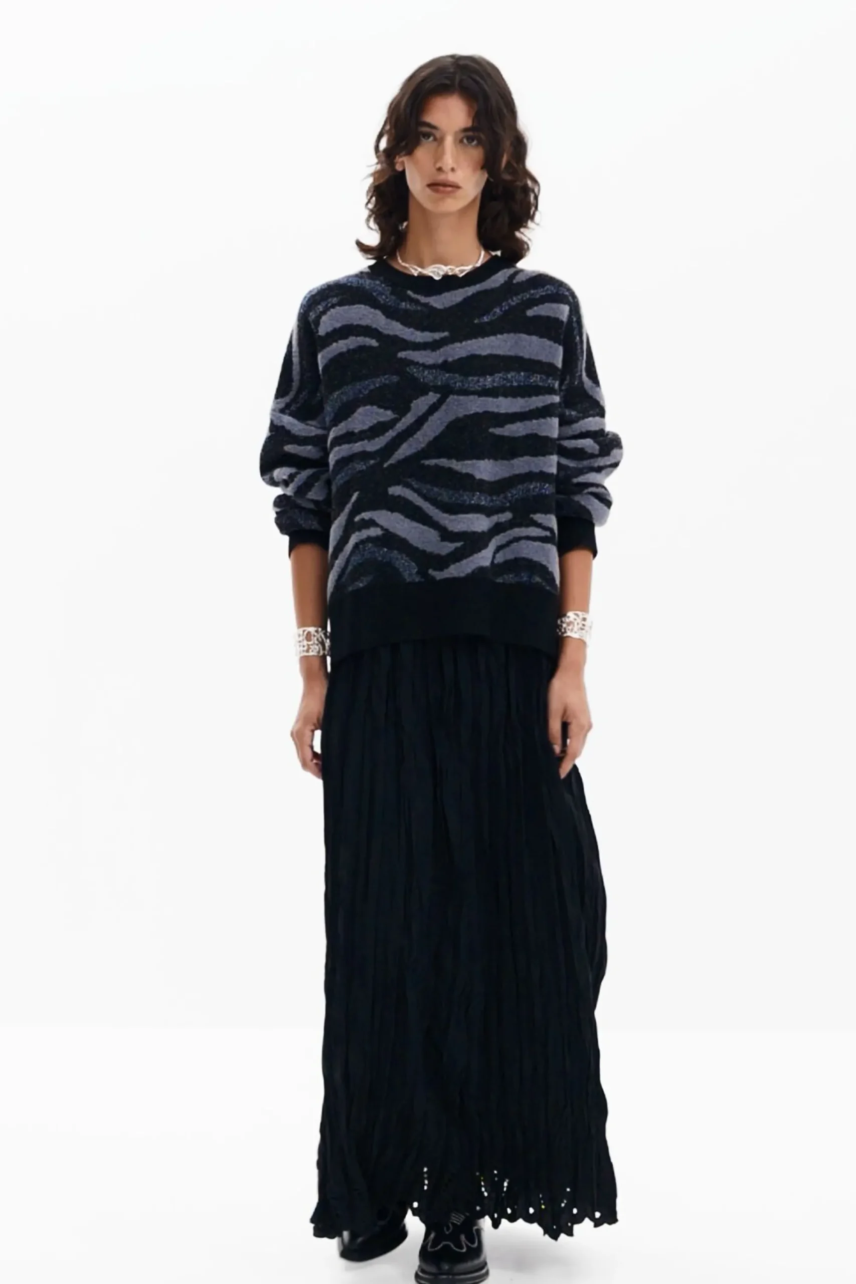 Roupa De Malha|Malha<Desigual Jersey estampa animal