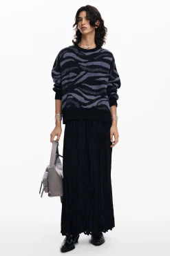 Roupa De Malha|Malha<Desigual Jersey estampa animal