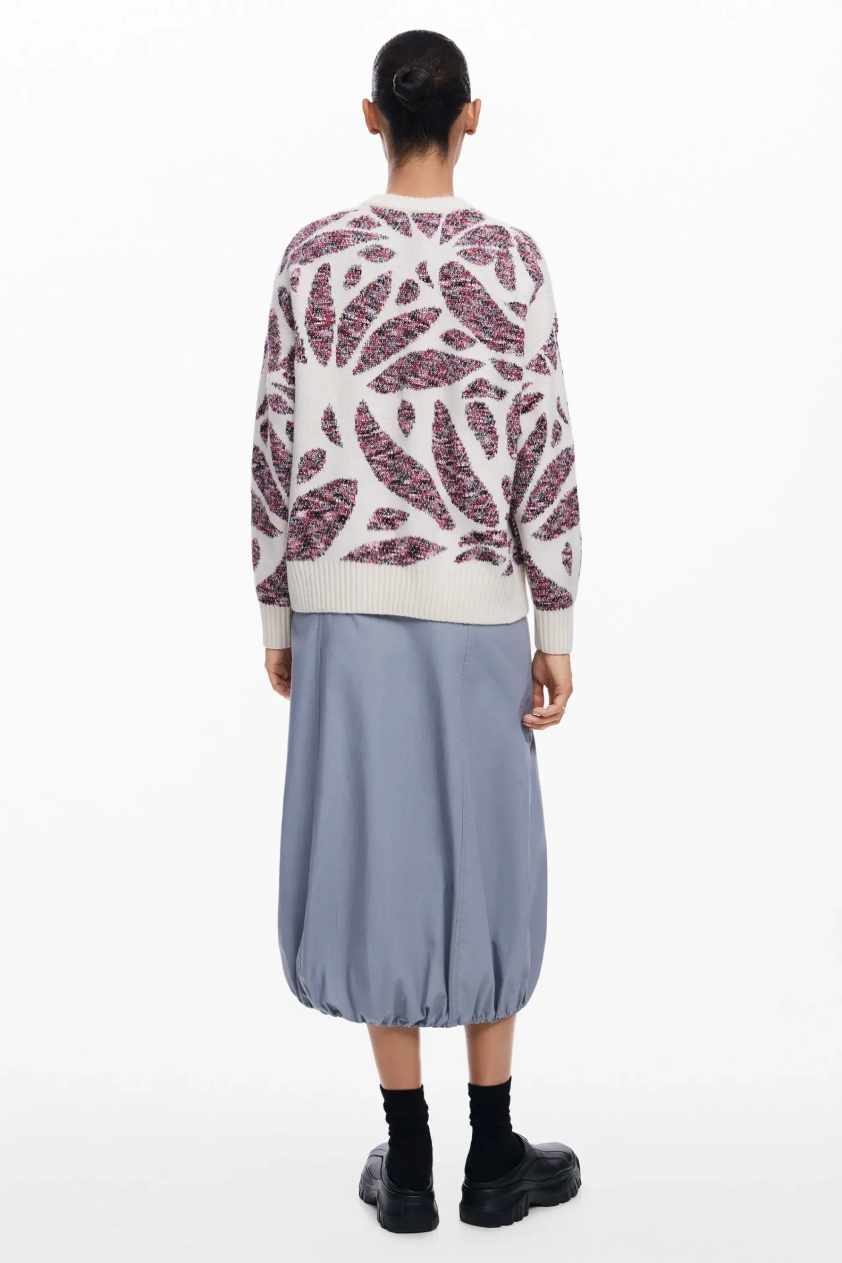 Roupa De Malha|Malha<Desigual Jersey estampado com folhas