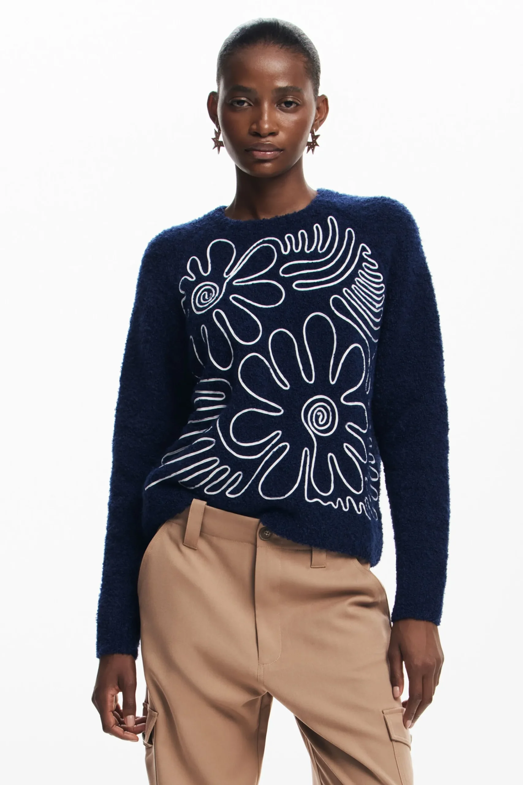 Roupa De Malha|Malha<Desigual Jersey estampado floral