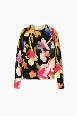Roupa De Malha|Malha<Desigual Jersey flores artísticas