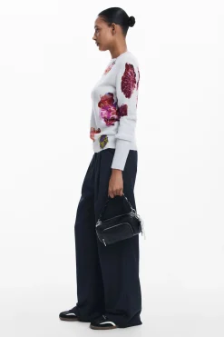 Roupa De Malha|Malha<Desigual Jersey flores M. Christian Lacroix