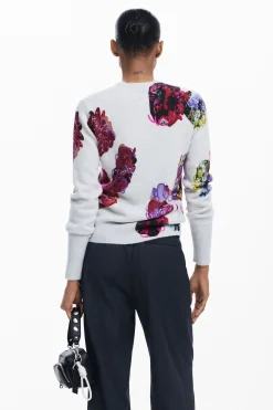 Roupa De Malha|Malha<Desigual Jersey flores M. Christian Lacroix