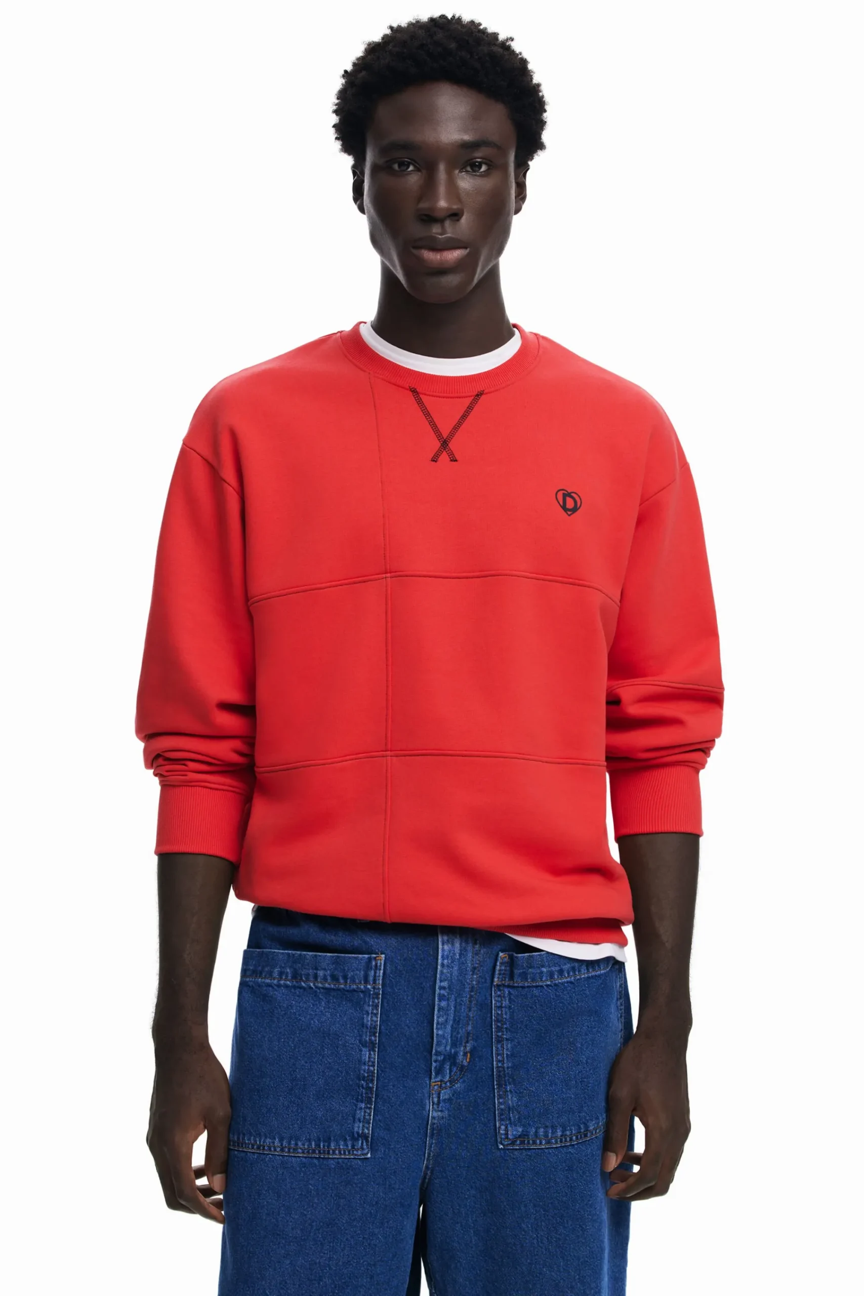 Malhas E Sweatshirts<Desigual Jersey geométrico