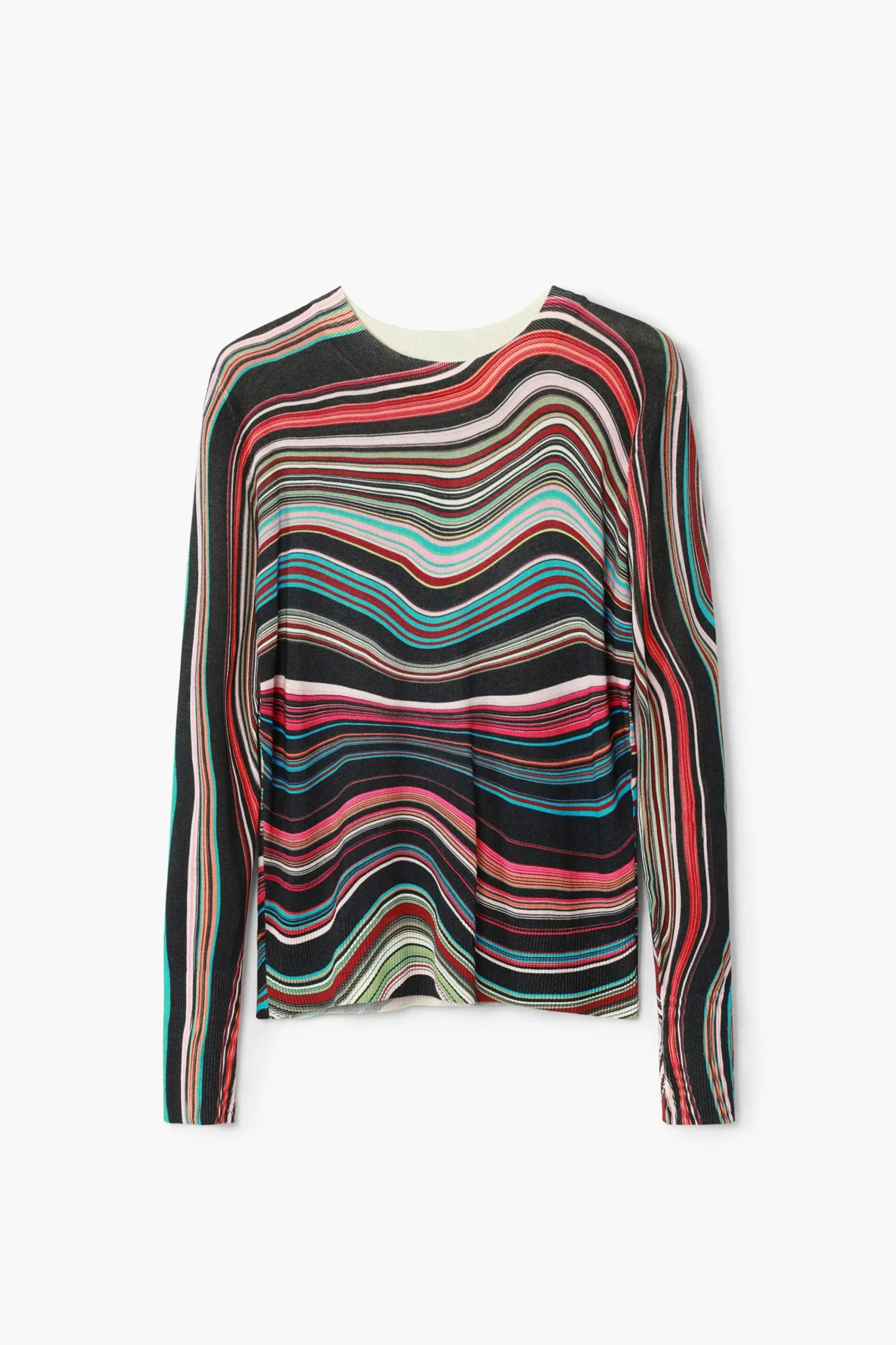 Roupa De Malha|Malha<Desigual Jersey listrado ondulado