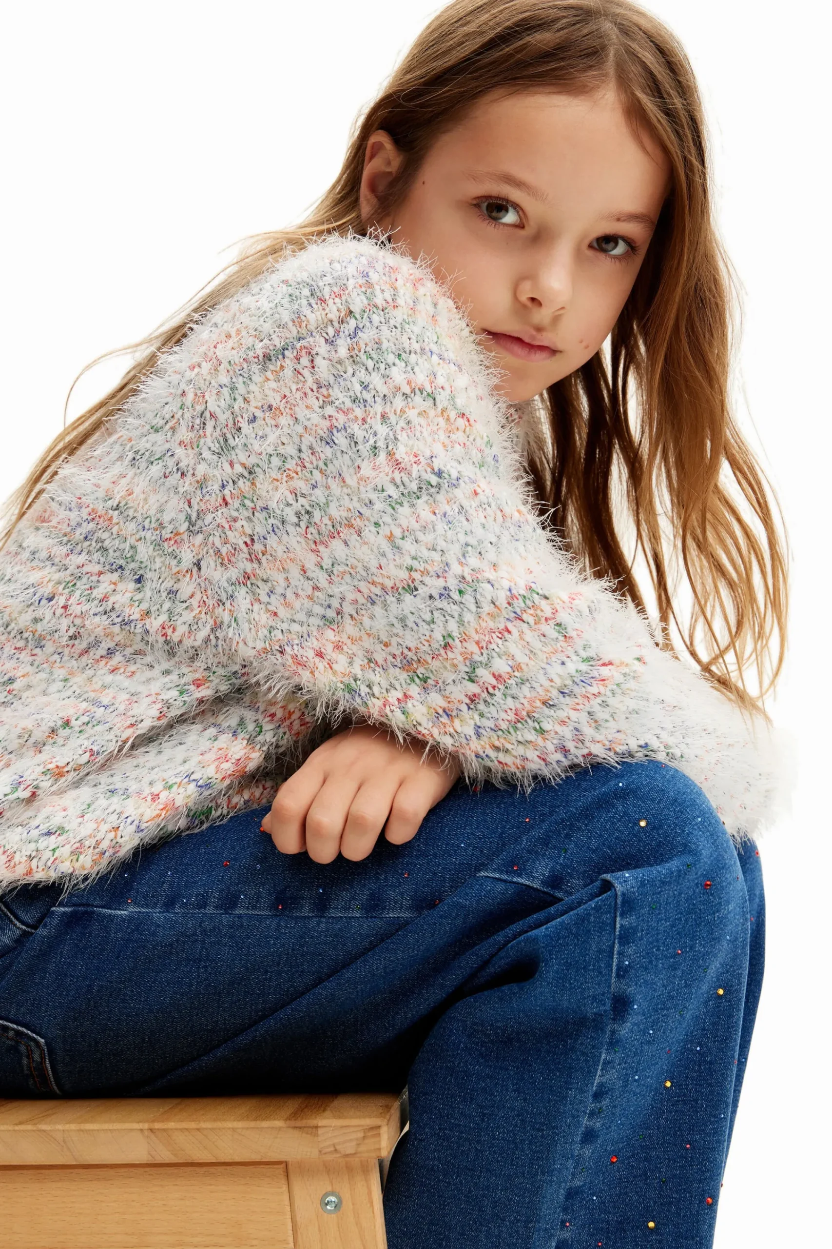 Malhas E Sweatshirts<Desigual Jersey mesclado