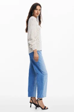Roupa De Malha|Malha<Desigual Jersey oversized em ponto