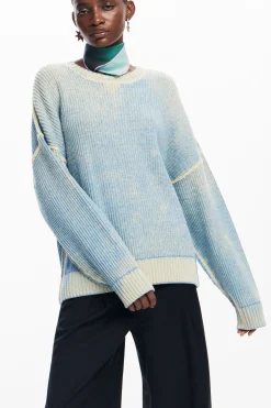 Roupa De Malha|Malha<Desigual Jersey oversized tie-dye