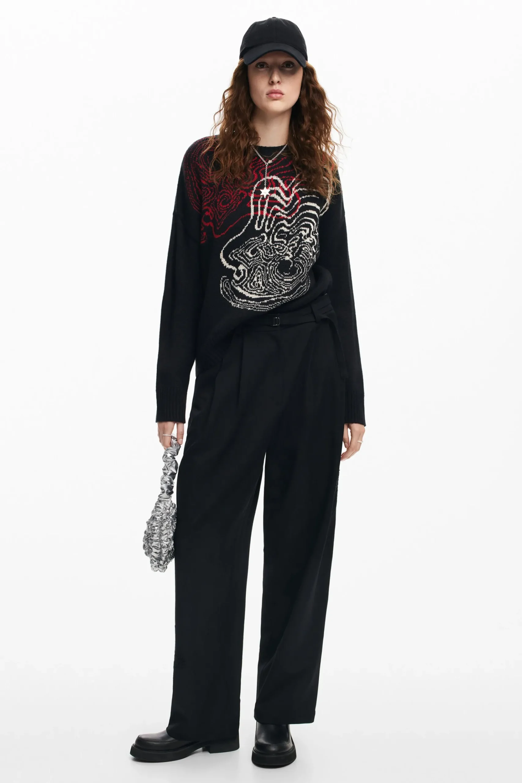 Roupa De Malha|Malha<Desigual Jersey ponto ondas M. Christian Lacroix