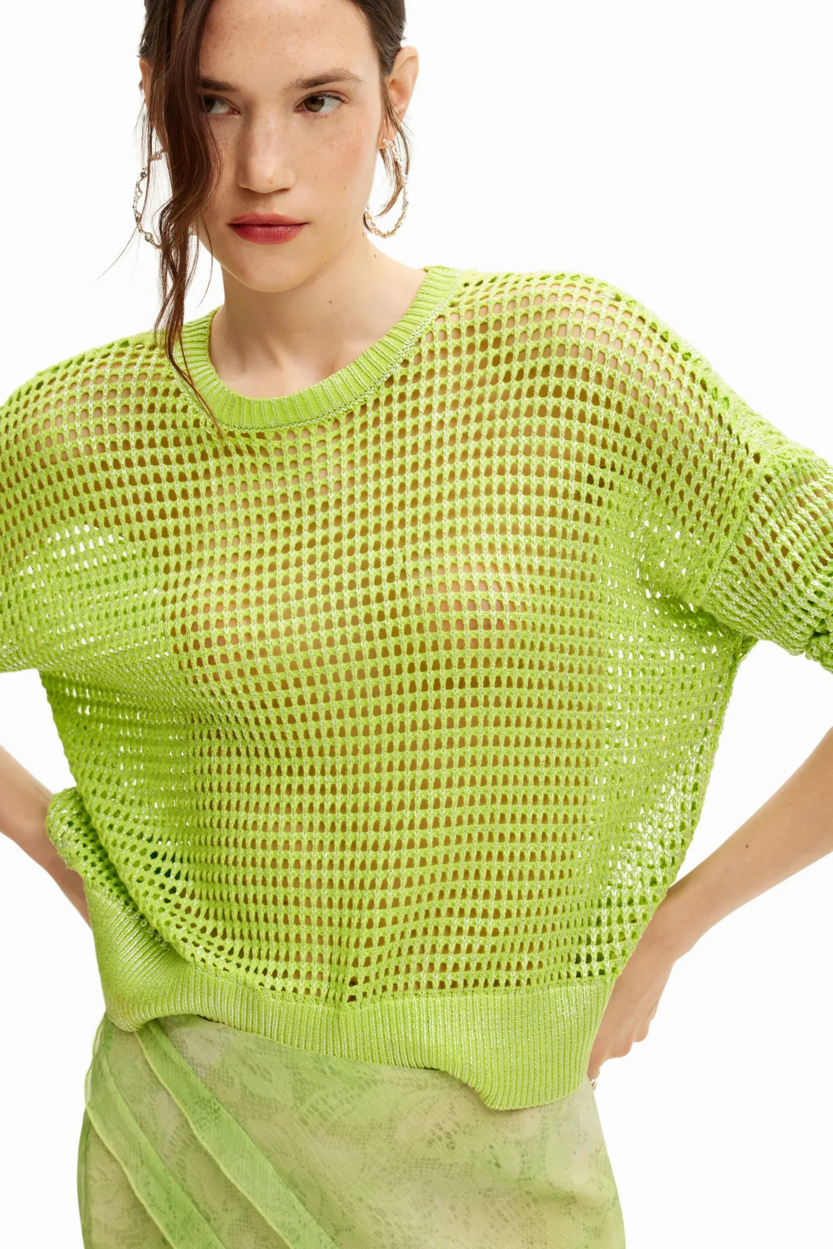 Roupa De Malha|Malha<Desigual Jersey textura ponto