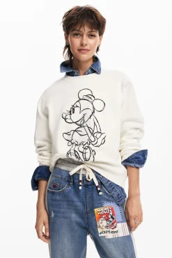 Jeans|Calças<Desigual Jogger combinado Mickey Mouse