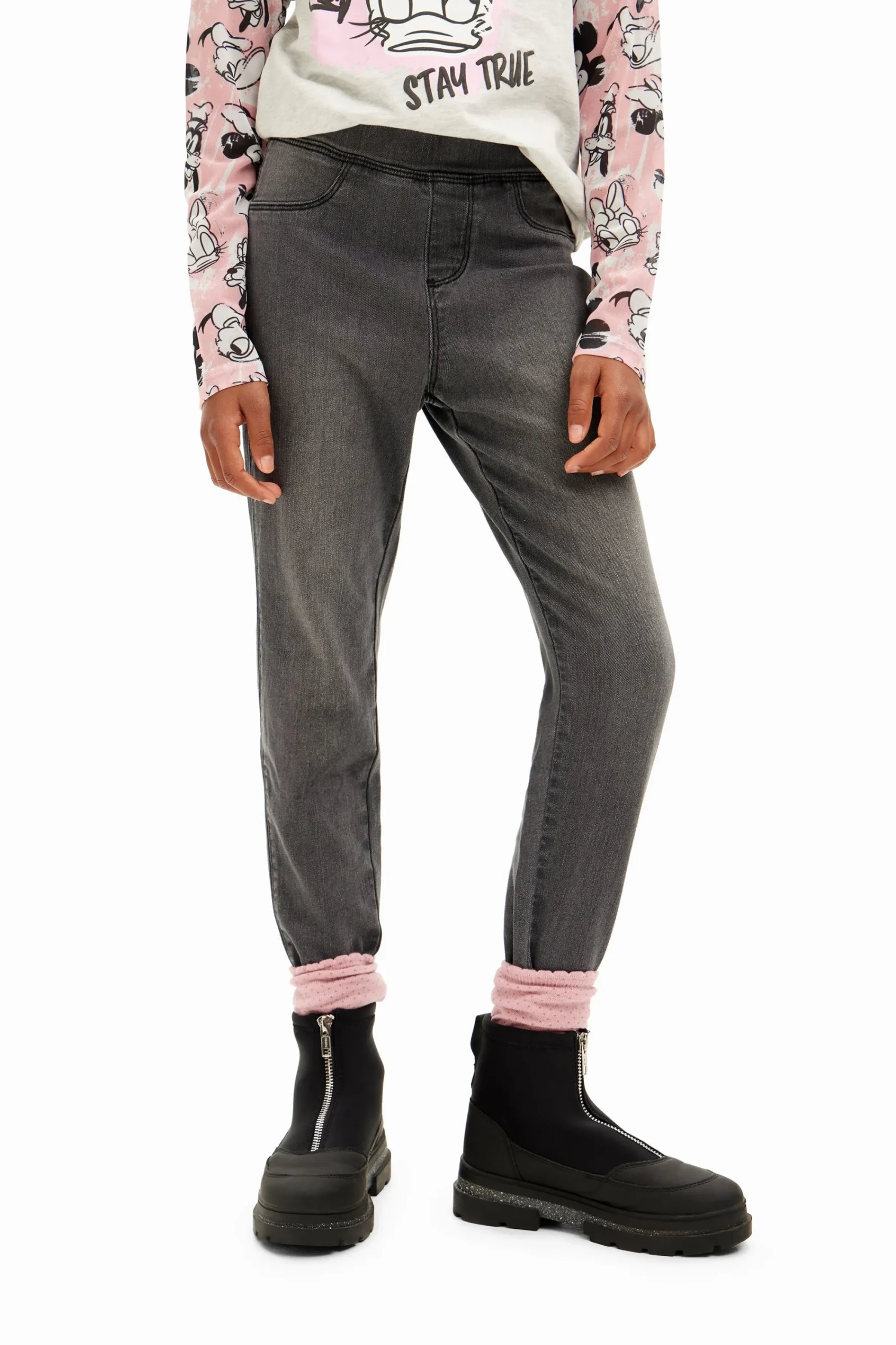 Saias E Calças<Desigual Leggings de denim elásticos
