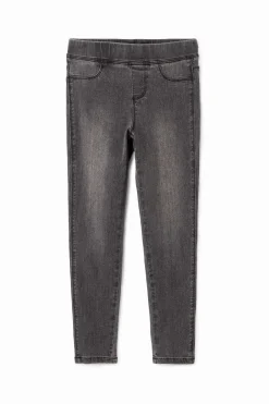 Saias E Calças<Desigual Leggings de denim elásticos