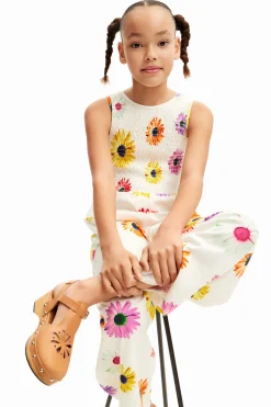 Saias E Calças|Vestidos<Desigual Macacão alças margaridas