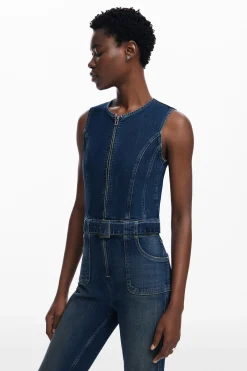 Jeans|Calças<Desigual Macacão de denim