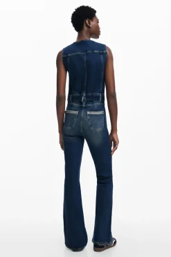 Jeans|Calças<Desigual Macacão de denim