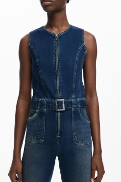 Jeans|Calças<Desigual Macacão de denim