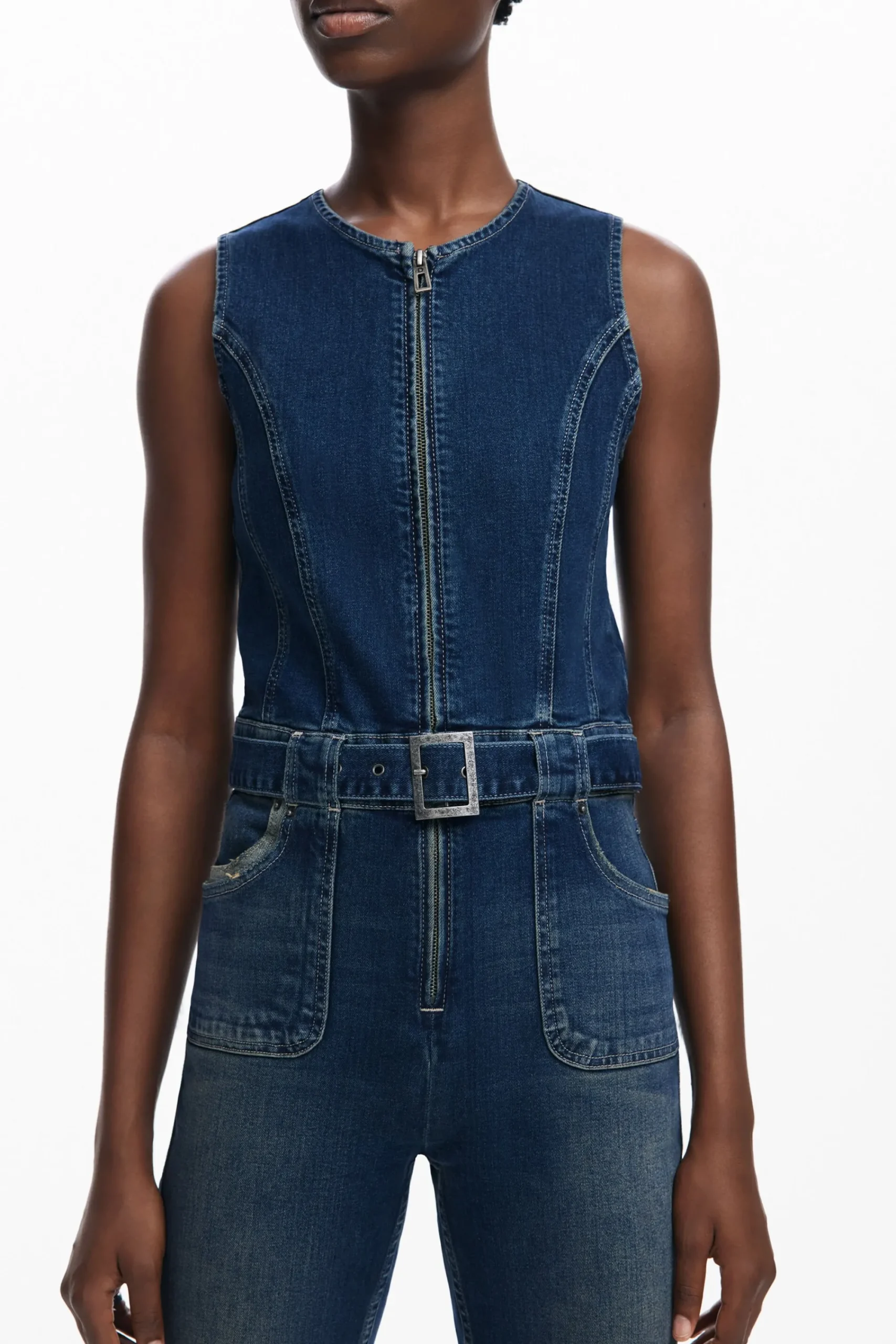 Jeans|Calças<Desigual Macacão de denim