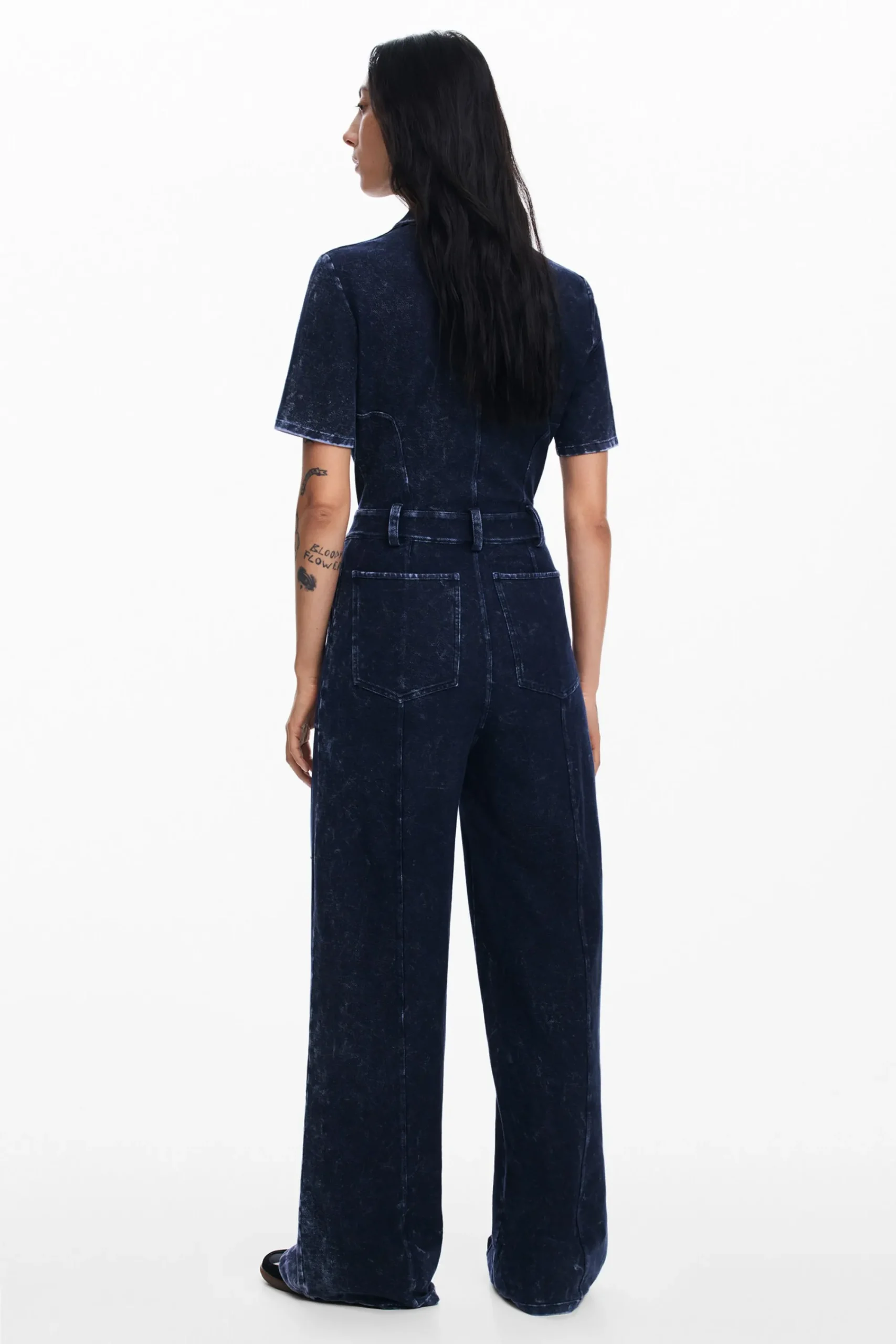 Calças|Vestidos E Macacões<Desigual Macacão denim com efeito lavado