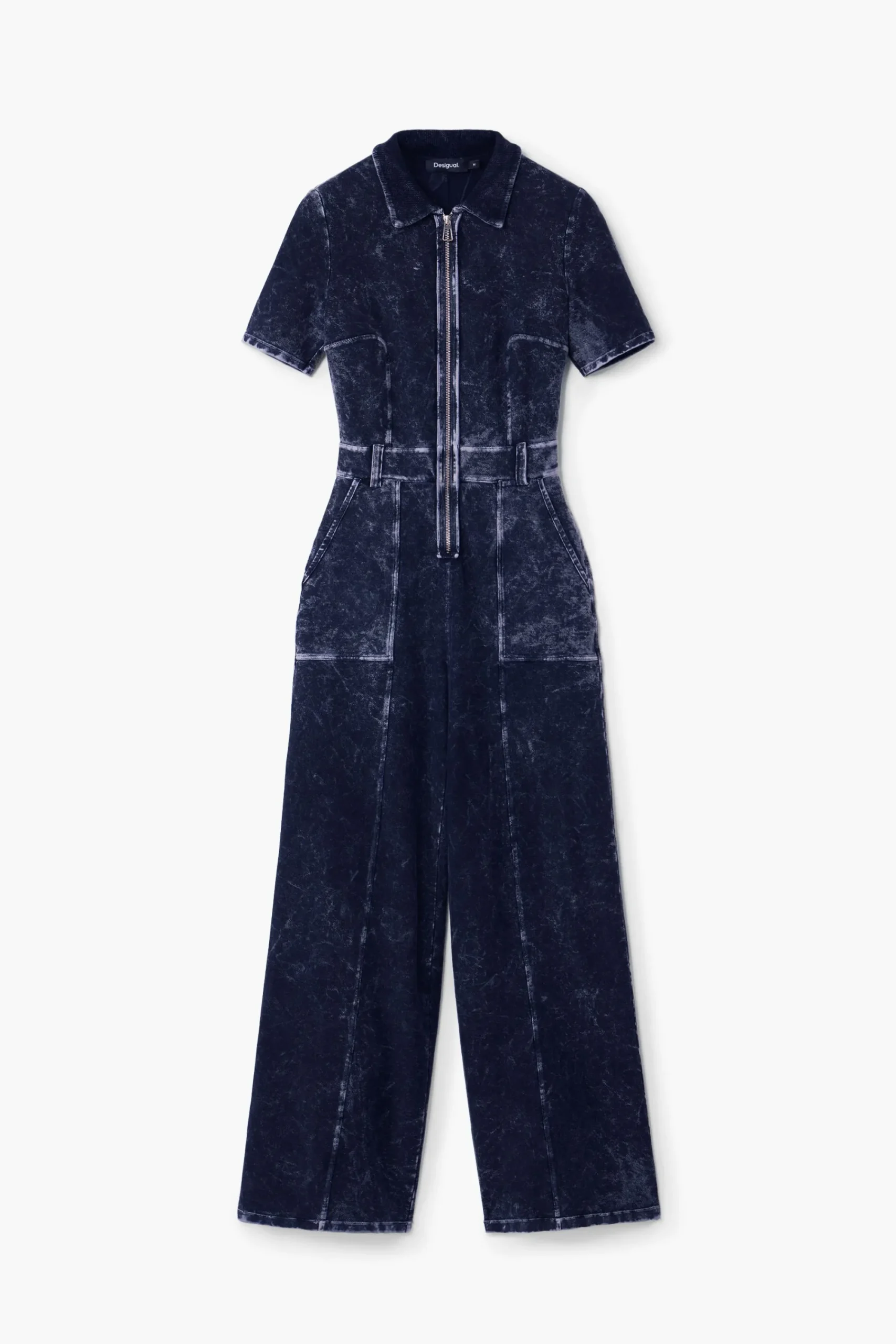 Calças|Vestidos E Macacões<Desigual Macacão denim com efeito lavado