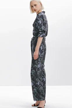 Vestidos E Macacões|Calças<Desigual Macacão fluido estampado