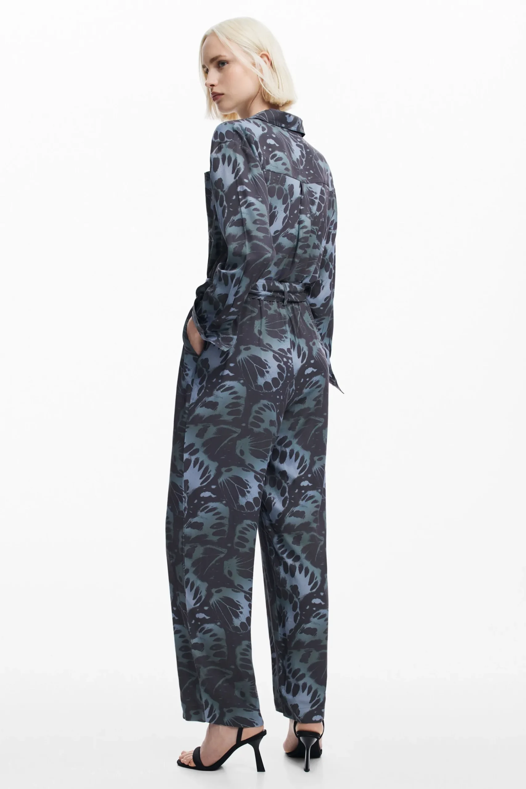Vestidos E Macacões|Calças<Desigual Macacão fluido estampado