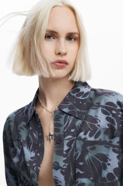 Vestidos E Macacões|Calças<Desigual Macacão fluido estampado