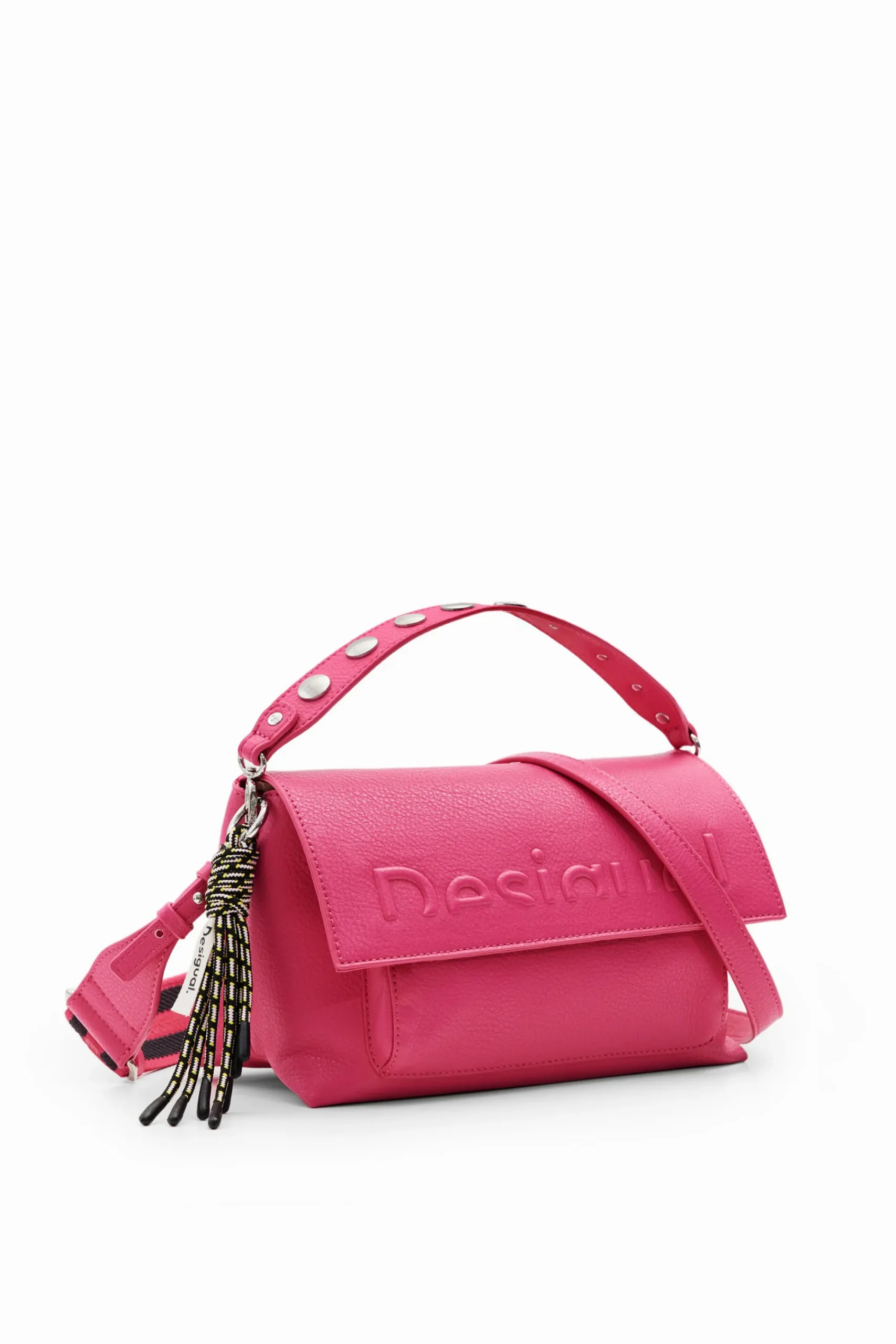 Malas<Desigual Mala a tiracolo média Meio logótipo