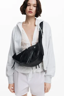 Malas|Bolsas De Couro<Desigual Mala média pele fechos de correr