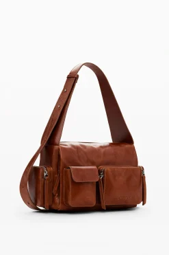 Bolsas De Couro|Malas<Desigual Mala pele M bolsos